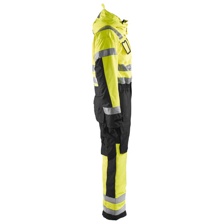 Blaklader 6763 Hi Vis Winter Overall Hi Vis Yellow Black Right