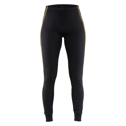 Blaklader 7203 Womens Flame Resistant Long Underwear 68 Merino Wool Black
