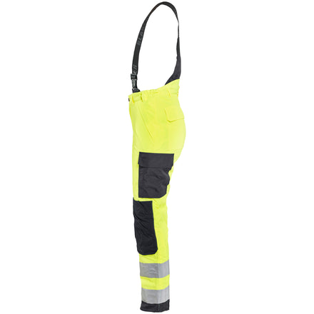 Blaklader 7885 Womens Hi Vis Winter Trousers Hi Vis Yellow Black Left