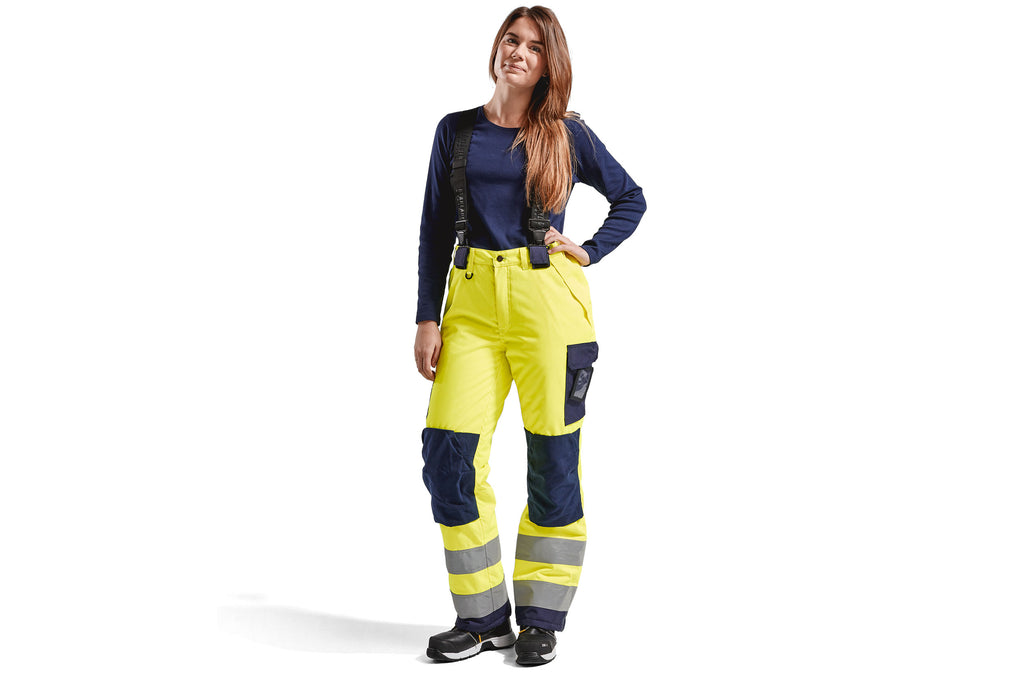 Blaklader 7885 Hi-Vis Yellow/Black Women's Winter Trousers