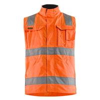Blaklader 8505 Hi Vis Vest Hi Vis Orange Navy Blue Main