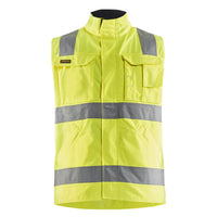 Blaklader 8505 Hi Vis Vest Hi Vis Yellow Navy Blue Main