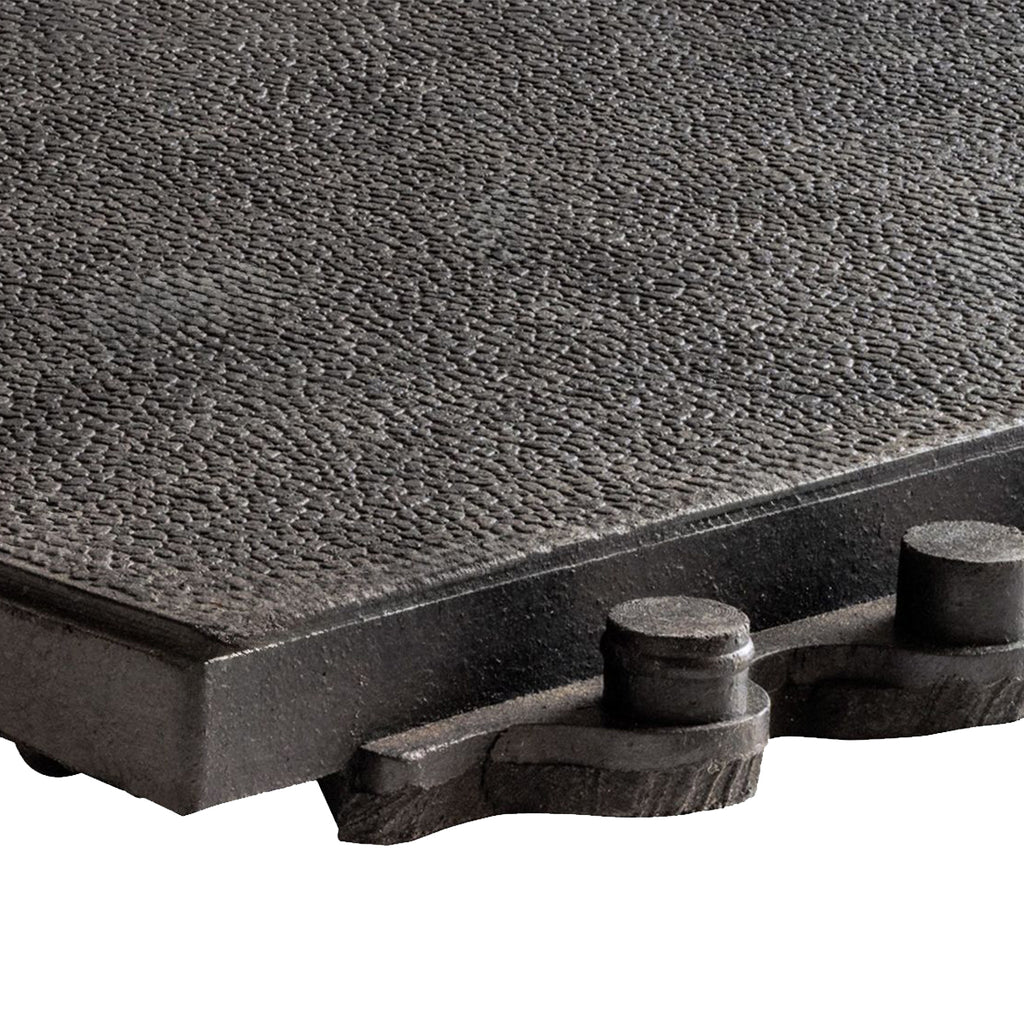 Blue Diamond Cushion Link Solid Top Interlocking Anti-Fatigue Mat 100% Nitrile 92x92cm
