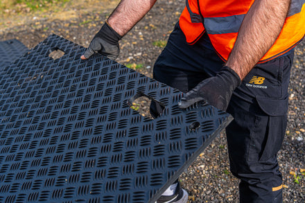 Blue Diamond GroundTrak PRO Ground Protection Mat (60t) - 2400x1200x17.5mm