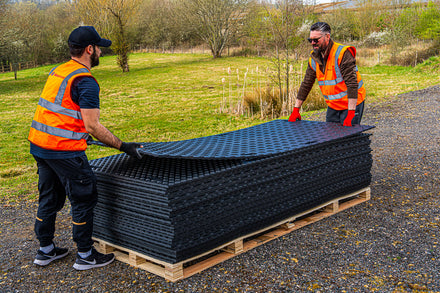 Blue Diamond GroundTrak PRO Ground Protection Mat (60t) - 2400x1200x17.5mm