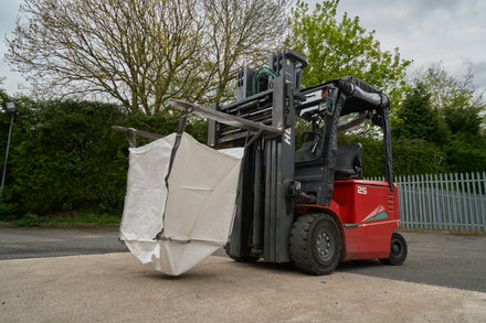 Builders Bag 1 Tonne Bulk Bag, Empty 850x850x850mm with Lifting Loops