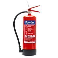 Commander 6kg ABC Powder Fire Extinguisher - FX-PWD-006-DCF