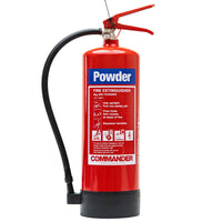 Commander 6kg ABC Powder Fire Extinguisher - FX-PWD-006-DCF
