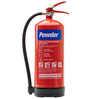CommanderEDGE 6kg Dry Powder Fire Extinguisher - FX-PWD-006-CCF