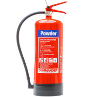 Commander 9kg ABC Powder Fire Extinguisher - FX-PWD-009-DCF