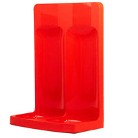 Commander Double Fire Extinguisher Stand - Red - CS51