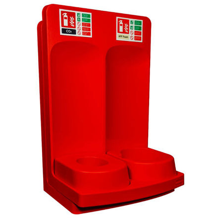 Commander Double Fire Extinguisher Stand with Inserts - CS51A