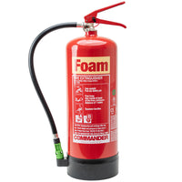 Commander 6ltr Fluorine Free Foam Fire Extinguisher - FX-FFF-006-DCF