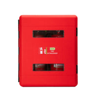 Commander Lithium-Ion Battery Fire Extinguisher Double Cabinet - CB-Li-002-LFX (Empty Cabinet)