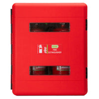 Commander Lithium-Ion Battery Fire Extinguisher Double Cabinet - CB-Li-002-LFX (Empty Cabinet)