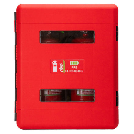Commander Lithium-Ion Battery Fire Extinguisher Double Cabinet - CB-Li-002-LFX (Empty Cabinet)