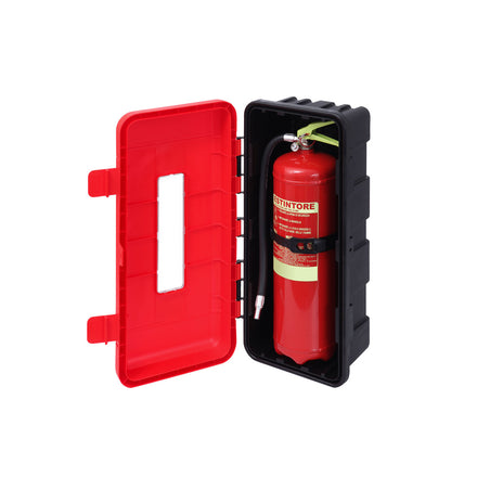 Commander Single Fire Extinguisher Cabinet for 9KG and 9Ltr Fire Extinguishers - CS01-DA9 (Empty Cabinet)