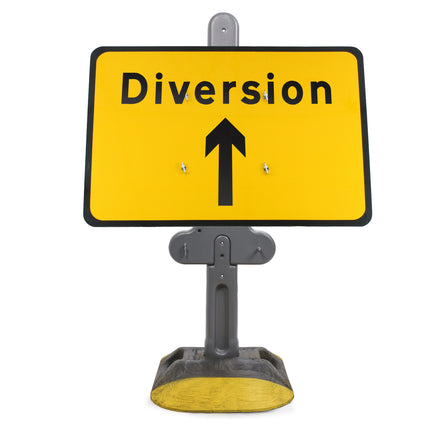 Diversion Ahead Sign Diagram 2702 | Quick Fit (face only) | 1050x750mm