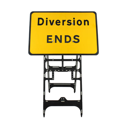 Diversion Ends Sign Diagram 2702 | Quick Fit (face only) | 1050x750mm