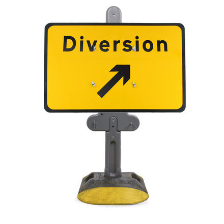 Diversion Up Right Sign Diagram 2702 | Quick Fit (Face Only) | 1050x750mm
