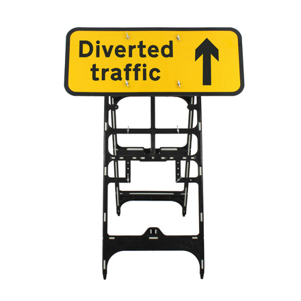 Diverted Traffic' Arrow Up Diagram 2703 | Quick Fit (face only) | 1050x450mm