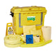 Ecospill Chemical Spill Kit 4 Wheeled Drop Front Bin