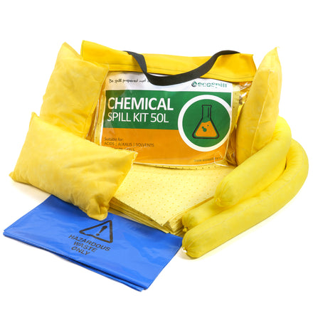 Ecospill Chemical Spill Kit Vinyl Holdall - 50L