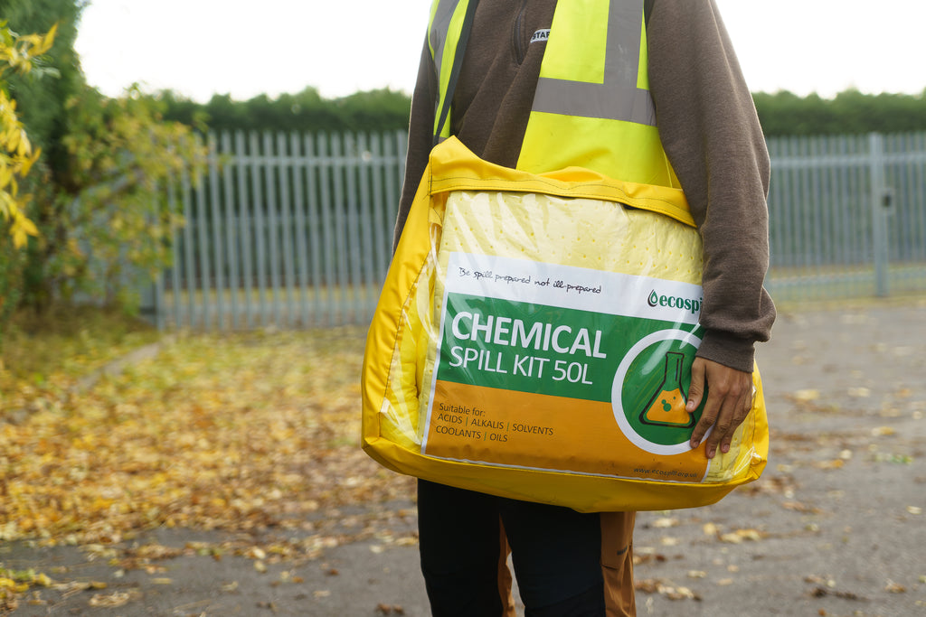 Ecospill Chemical Spill Kit Vinyl Holdall - 50L