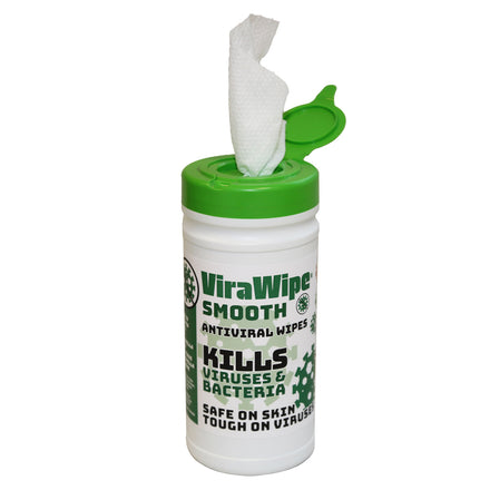 Fentex 2 Litre Tub of 80 Large ViraWipe® Smooth Wipes (Full Box of 6)