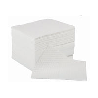 Fentex Single Weight Oil and Fuel Absorbent Pads - Poly Pack (Pack of 200)