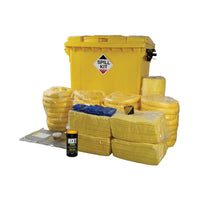 Fentex Chemical Spill Kit - 4 Wheeled Bin - 800L
