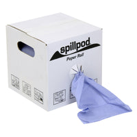 Fentex Spillpod® General Purpose 2ply Blue Paper Roll 20cm x 150m - Dispenser Box