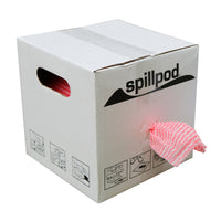 Fentex Spillpod® General Purpose Centre-Feed Perforated J-Cloth Type Textured Material 20cm x 105m - Dispenser Box