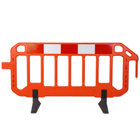 Firmus Professional Barrier - Chapter 8 Pedestrian Barrier - Standard Feet - Orange