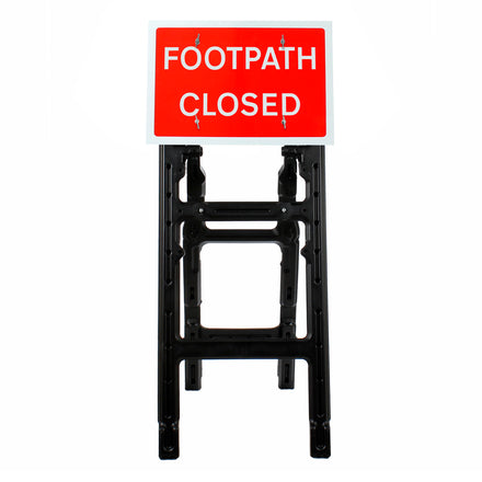 Footpath Closed' Sign | Quick Fit (face only) | 600x450mm