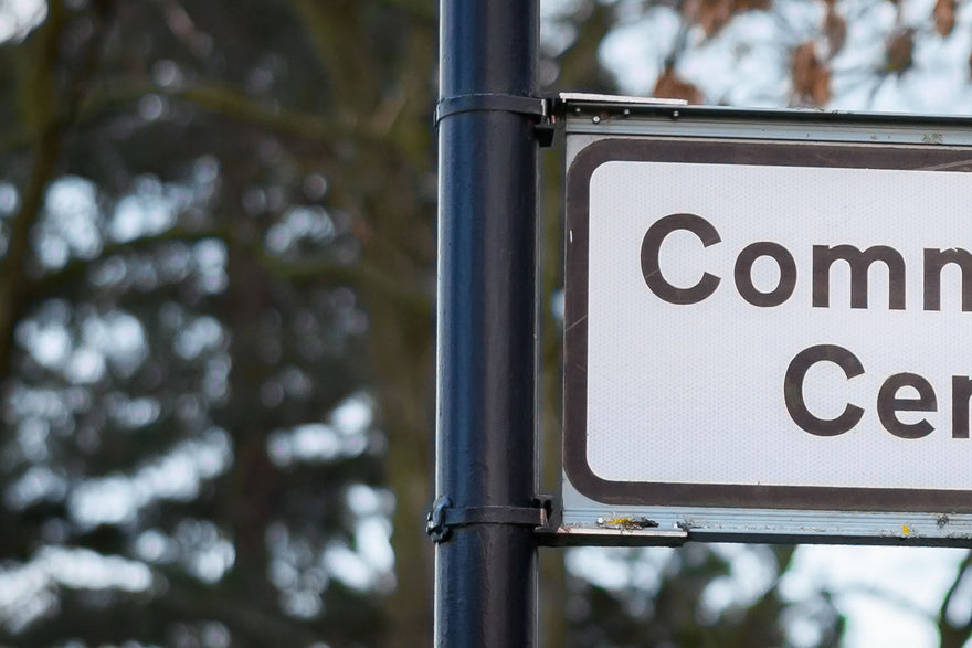 Galvanised And Powder Coated Sign Post 76mm Black Ral 9005