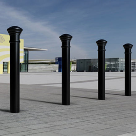 Autopa Manchester Ornamental Galvanised Steel Bollard 1000mm - GFC7000 (No Fixings)