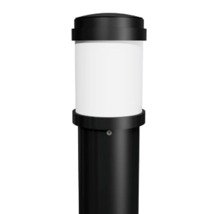 Autopa Ornamental Galvanised Steel Illuminated Bollard 1000mm - GFC9000i