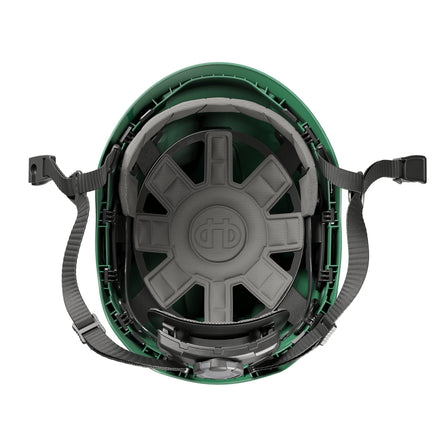 Hellberg Sector Safety Helmet (by Snickers) Micro Peak Wheel Ratchet Non-Vented | Green | 32404-001