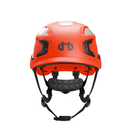 Hellberg Sector Safety Helmet (by Snickers) Micro Peak Wheel Ratchet Non-Vented | Orange | 32406-001