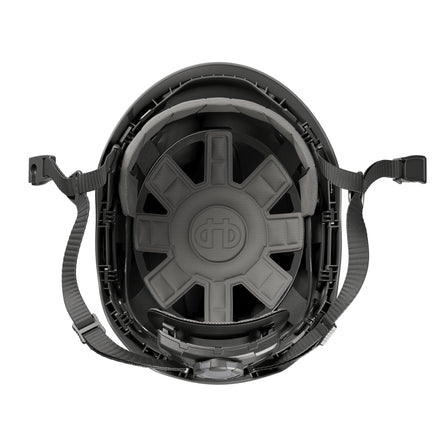 Hellberg Sector Safety Helmet (by Snickers) Micro Peak Wheel Ratchet Non-Vented | Grey | 32410-001