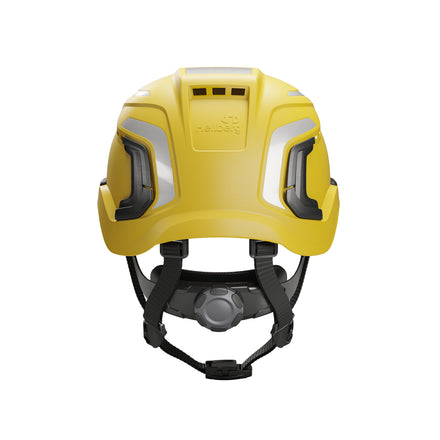 Hellberg Sector Safety Helmet (by Snickers) Micro Peak Wheel Ratchet Vented | Yellow | 32501-001