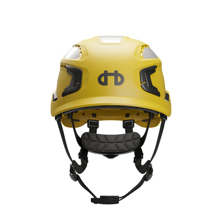 Hellberg Sector Safety Helmet (by Snickers) Micro Peak Wheel Ratchet Vented | Yellow | 32501-001