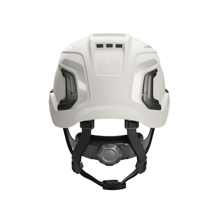 Hellberg Sector Safety Helmet (by Snickers) Micro Peak Wheel Ratchet Vented | White | 32502-001