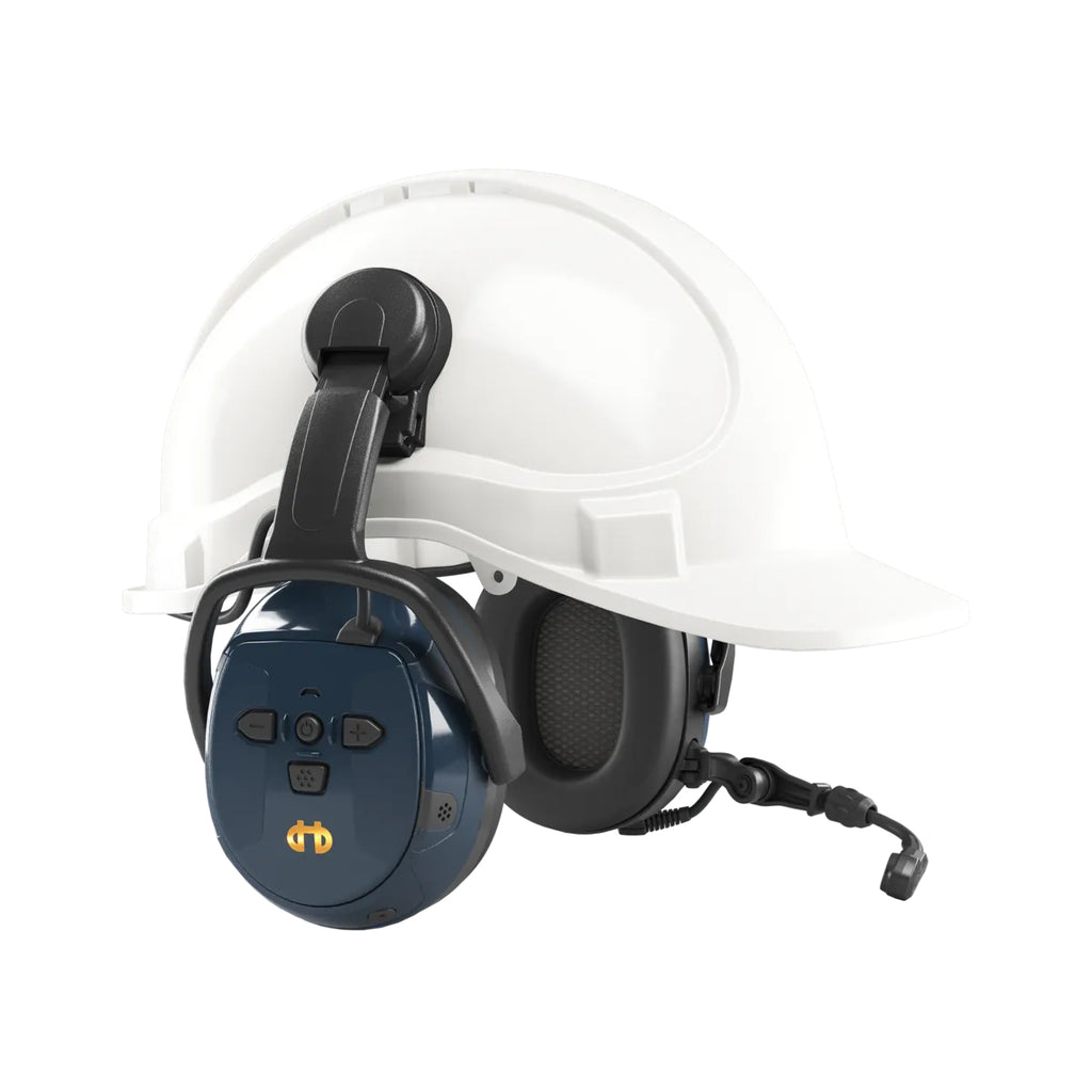 Hellberg Xstream MP Helmet Mounted Comms & Bluetooth Active Listening Ear Defenders | 48112-001 (by Snickers)