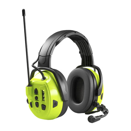 Hellberg Local 2 Headband Style Group Comms Bluetooth Active Listening Ear Defenders - SNR 30 | 85002-001 (by Snickers)