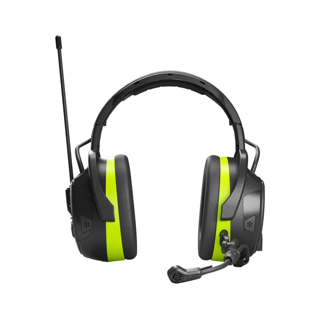 Hellberg Local 446 Headband Style Comms Bluetooth Active Listening Ear Defenders - SNR 30 | 85001-001 (by Snickers)