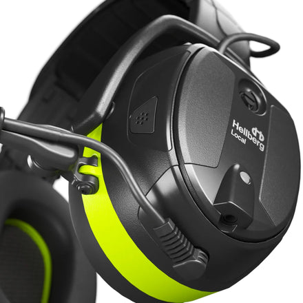 Hellberg Local 446 Headband Style Comms Bluetooth Active Listening Ear Defenders - SNR 30 | 85001-001 (by Snickers)
