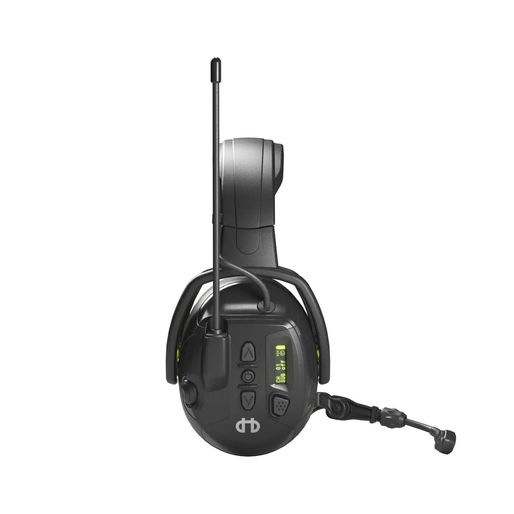 Hellberg Local 446 Headband Style Comms Bluetooth Active Listening Ear Defenders - SNR 30 | 85001-001 (by Snickers)