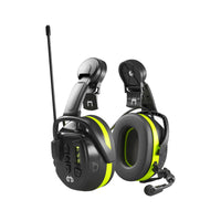 Hellberg Local 446 Helmet Mounted Comms & Bluetooth Active Listening Ear Defenders - SNR 30 | 85101-001 (by Snickers)